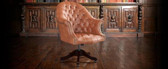 Chesterfield Direktoren-Drehstuhl