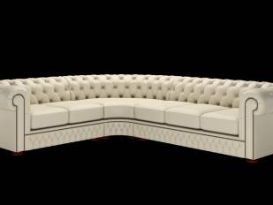 Chesterfield Ecksofa (2 x 3)