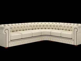 Chesterfield Ecksofa (3 x 2)