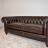 Chesterfield Raleigh 3er-Sofa in Leder Old English Smoke