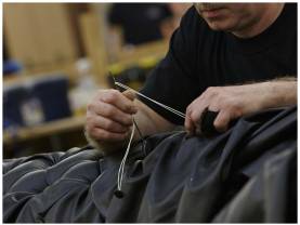 Chesterfield Sofa Produktion