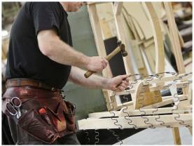 Chesterfield Sofa Produktion