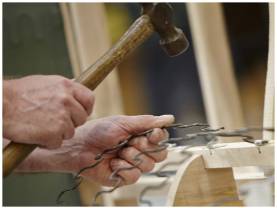 Chesterfield Sofa Produktion