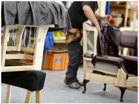 Chesterfield Sofa Produktion