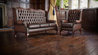 Gladstone Ohrensofa und Ohrensessel