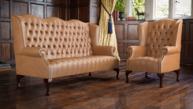 Original Chesterfield Ohrensofas & Ohrensessel